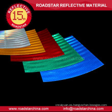 Película reflectante de seguridad microprismatic para imprimir